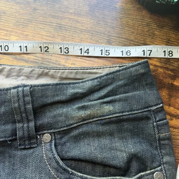 Lane Bryant Venezia Wide Leg Trouser Jeans Size 16 Stretch Denim Dark Wash - Picture 9 of 10